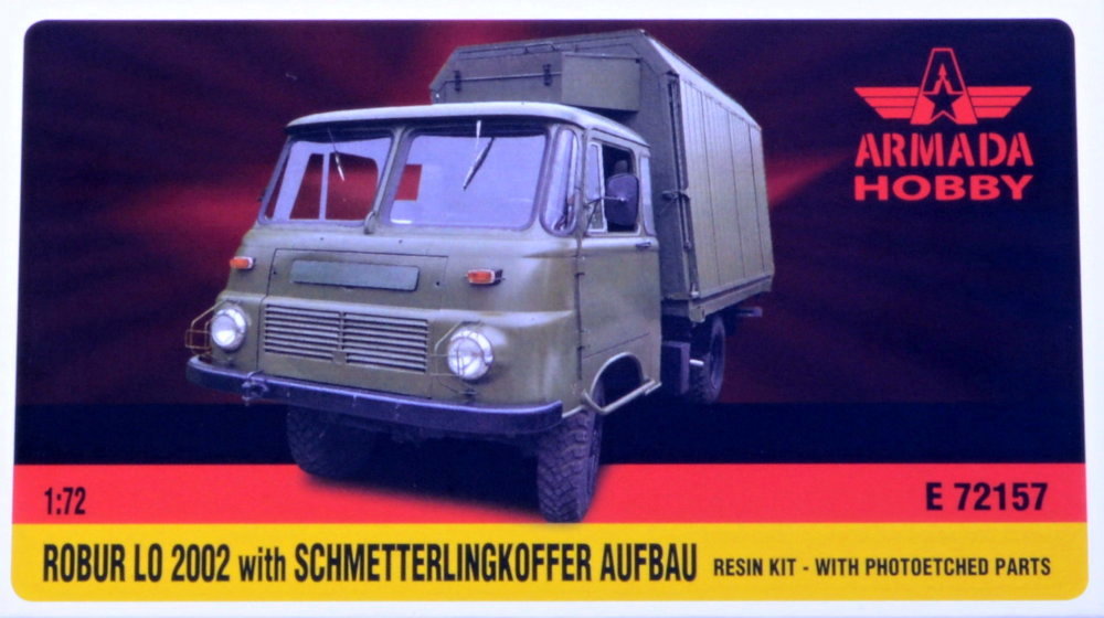 1/72 ROBUR LO 2002 w/ Schmetterlinkgkoffer Aufbau