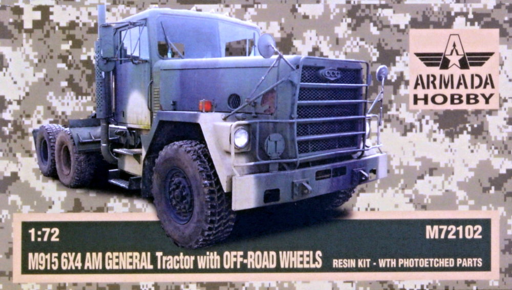 1/72 M915 6x4 AM General w/ off-road wheels