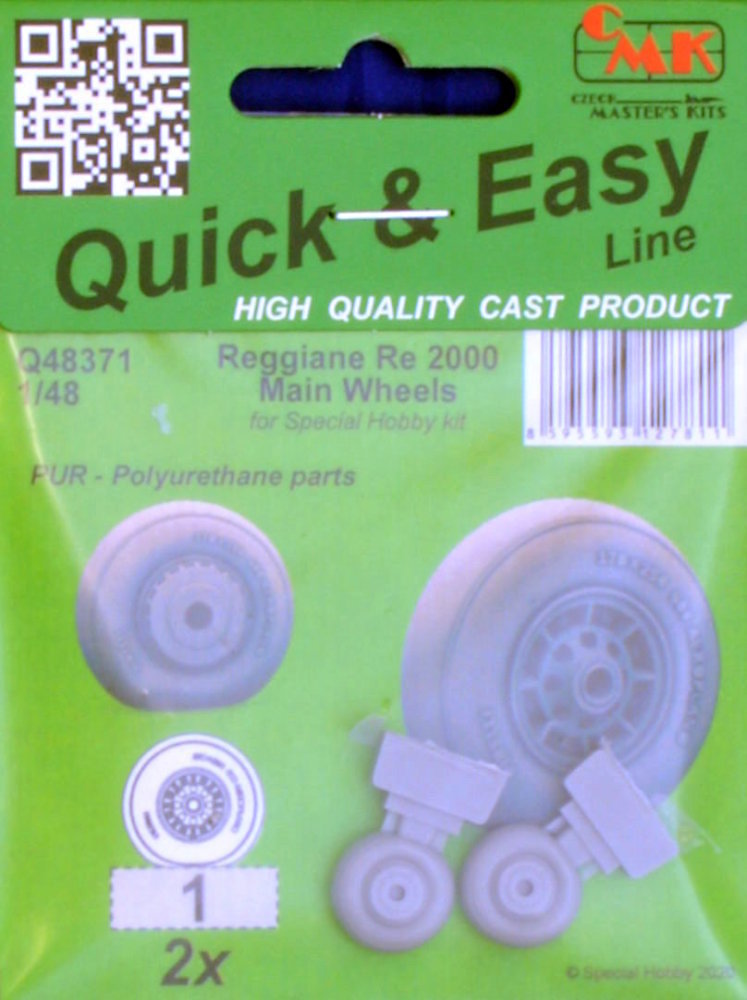 1/48 Reggiane Re 2000 Main wheels (SP.HOB.)