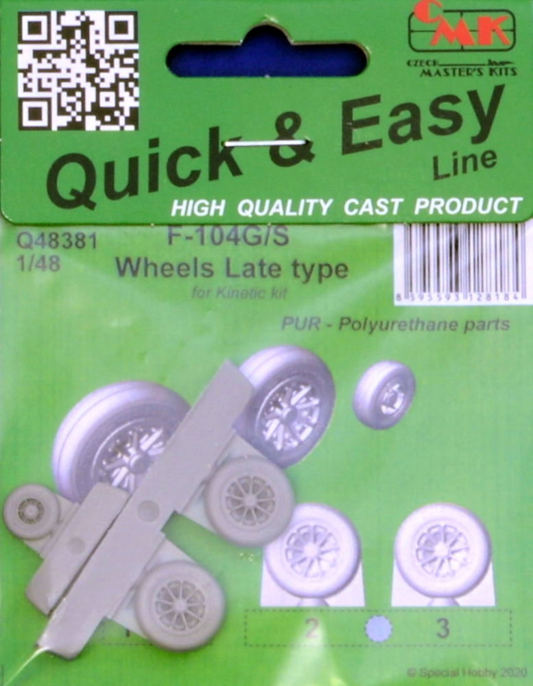 1/48 F-104G/J - wheels late type (KIN)