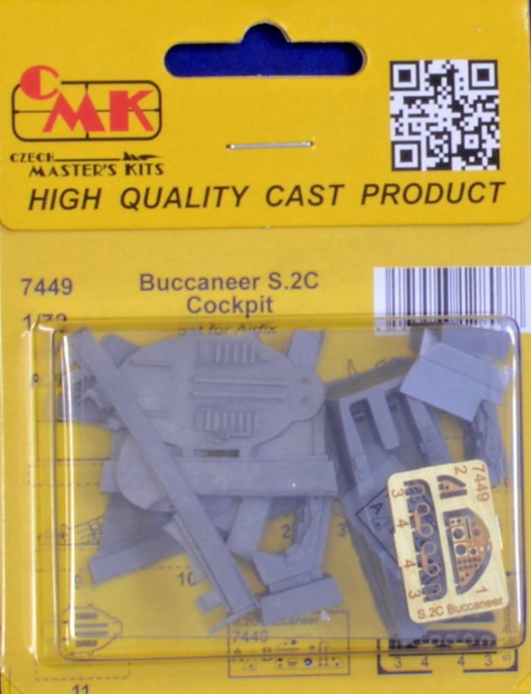 1/72 Buccaneer S.2C Cockpit set (AIRFIX)