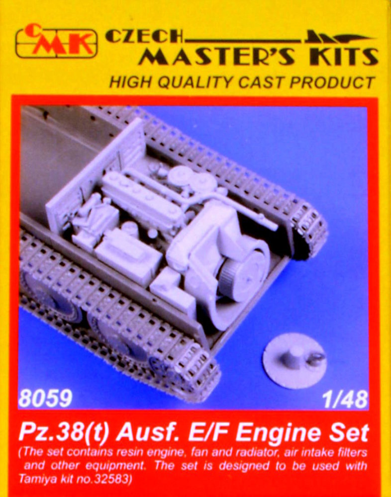 1/48 Pz.38(t) Ausf. E/F Engine Set (TAM)