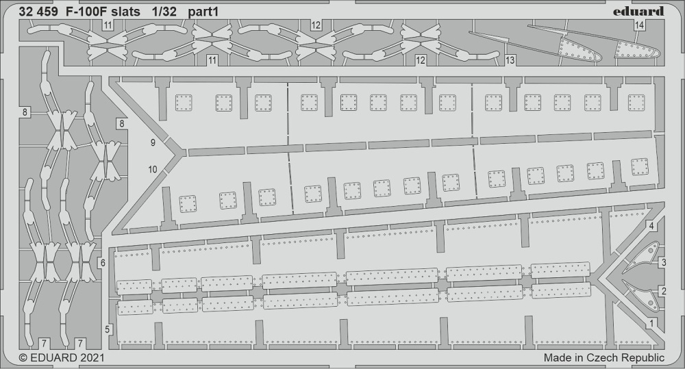 SET F-100F slats (TRUMP)