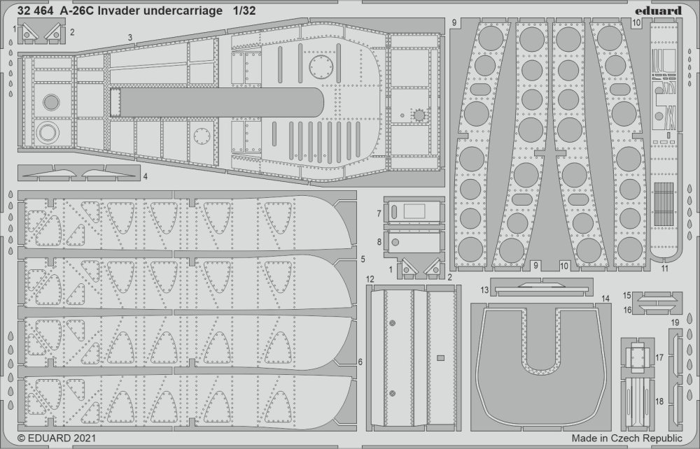 SET A-26C Invader undercarriage (HOBBYB)