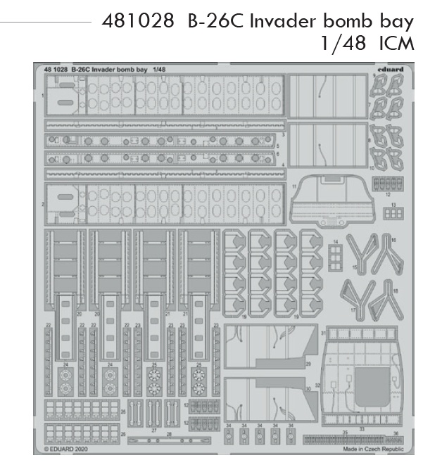 SET B-26C Invader bomb bay (ICM)
