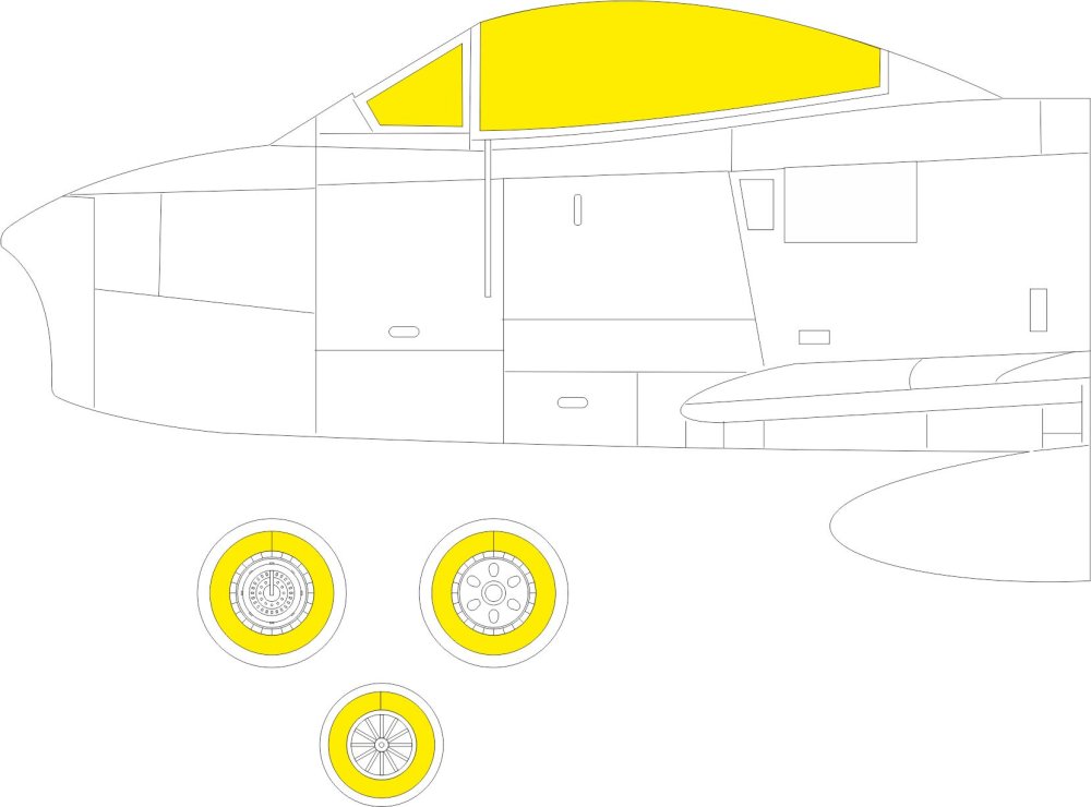 Mask 1/48 Sabre F.4 (AIRF)