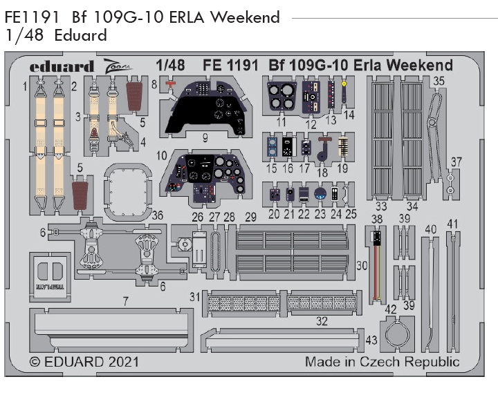 1/48 Bf 109G-10 ERLA Weekend (EDU)