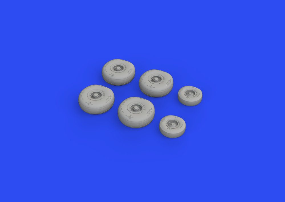 BRASSIN 1/72 C-130 wheels (ZVE)