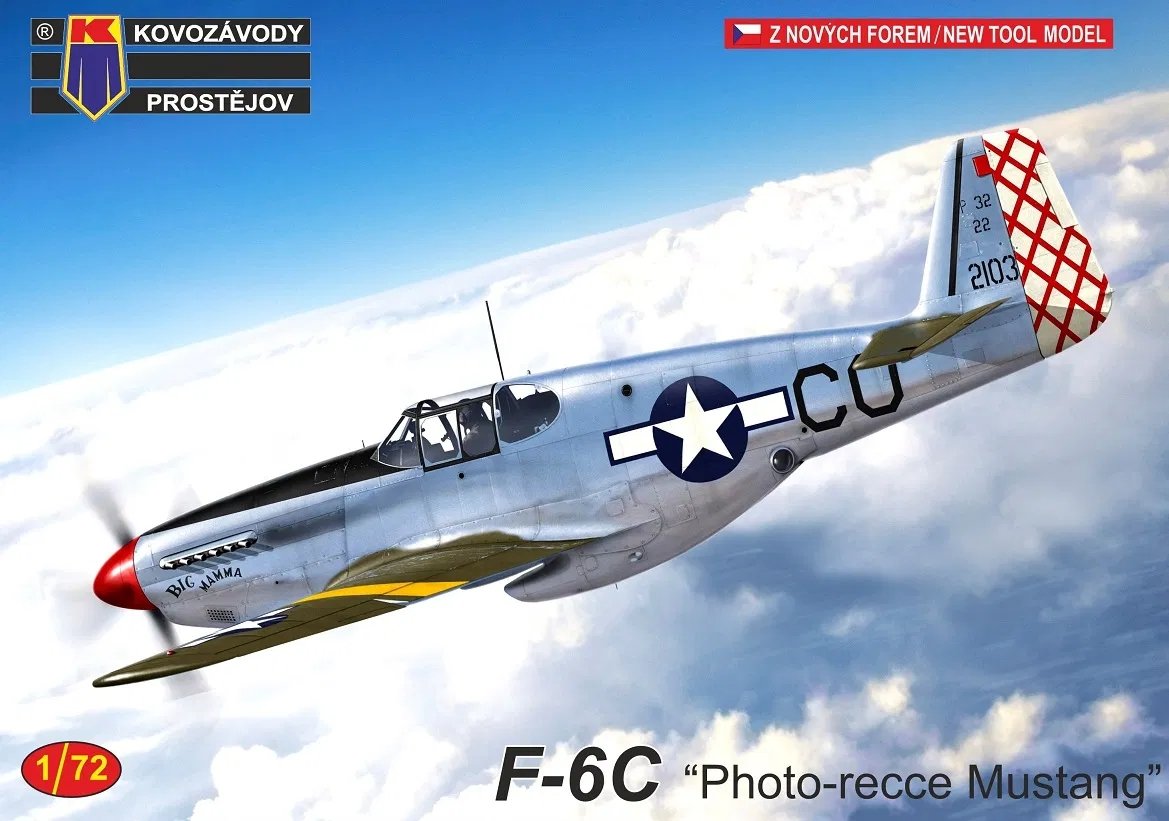 1/72 F-6C 'Photo-recce Mustang' (3x camo)