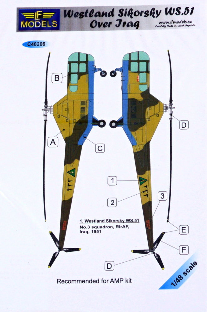 1/48 Decals Westland Sikorksy WS.51 over Iraq