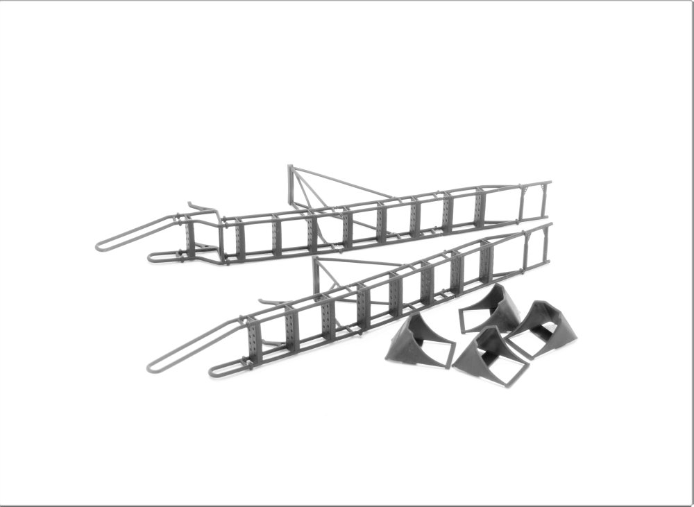 1/48 Su-27UB late Ladder + Chocks Set