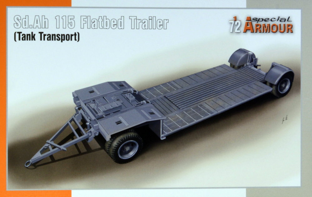 1/72 Sd.Ah 115 Flatbed Trailer (Tank Transport)