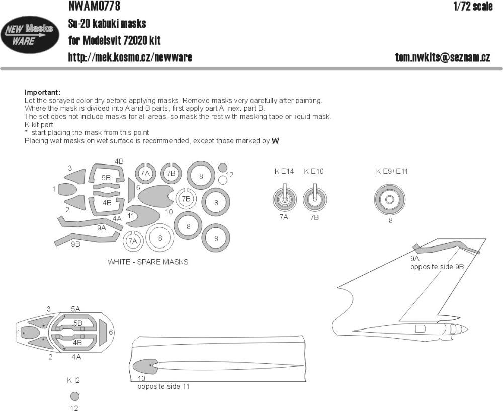 1/72 Mask Su-20 (MODELSVIT 72020)