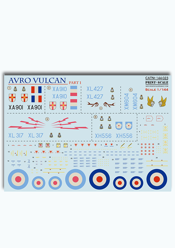 1/144 Avro Vulkan - part 1 (wet decals)