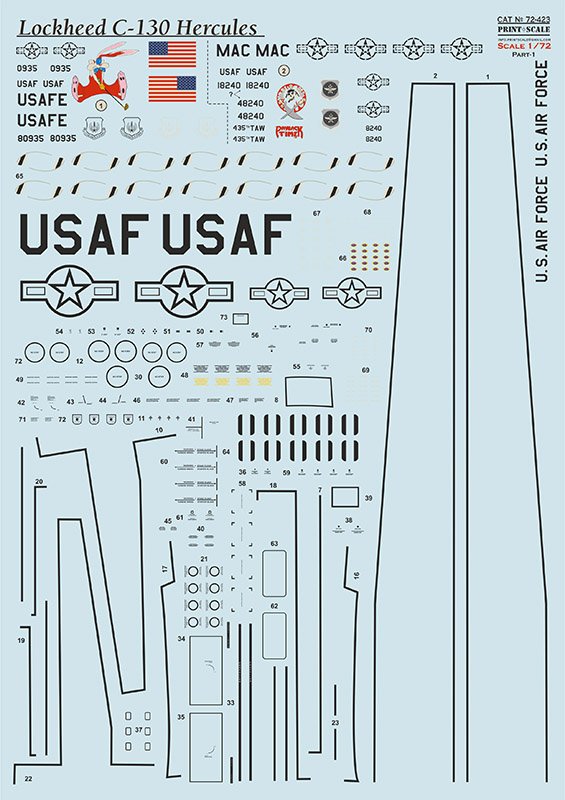 1/72 Lockheed C-130 Hercules - part 1 (wet decals)