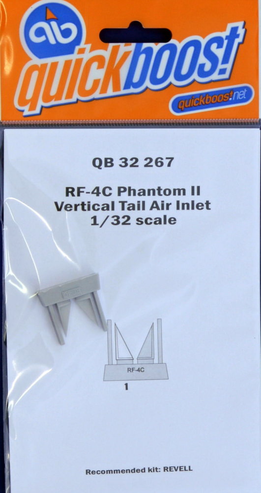 1/32 RF-4C Phantom II vercital tail air inlet