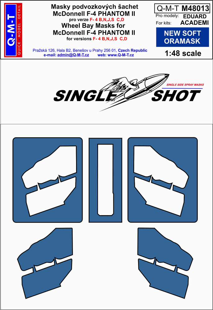 1/48 Mask F-4 B, N, J, S, C, D (ACAD)