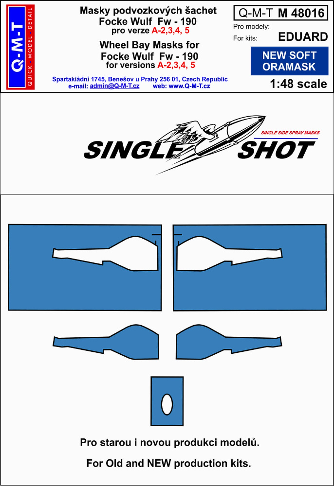 1/48 Mask Fw- 190 A-2,3,4,5 (EDU)