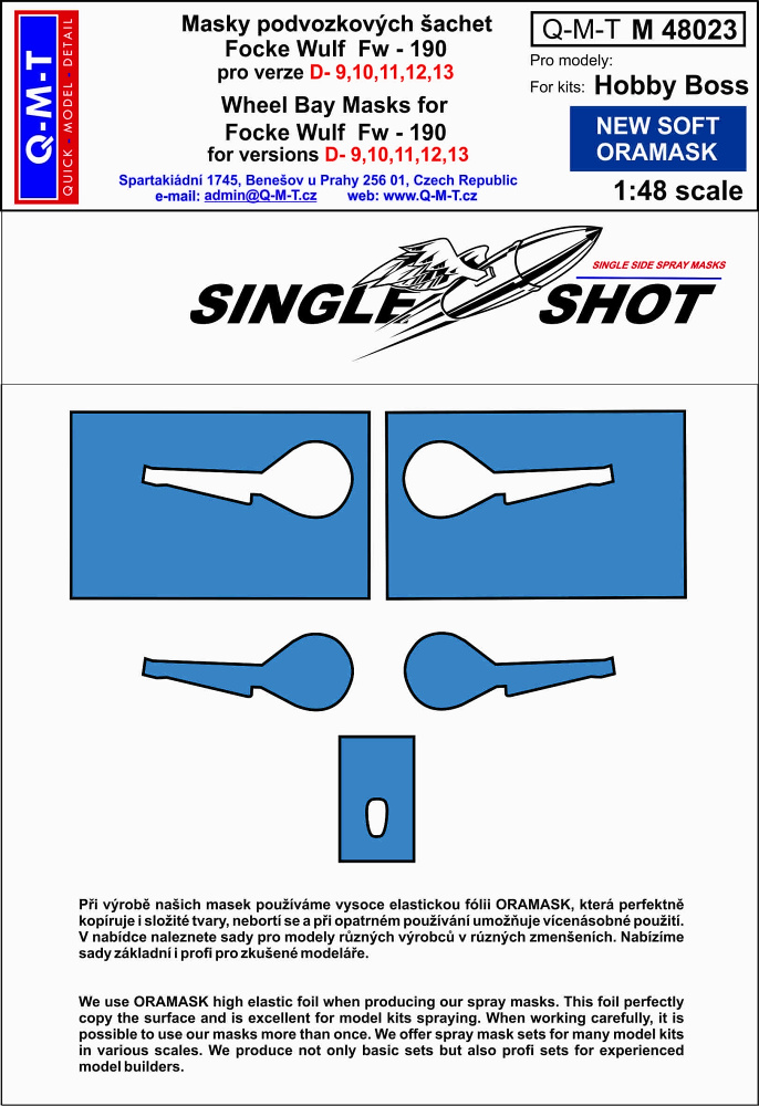 1/48 Mask Fw-190D9,10,11,12,13 (HOBBYB)