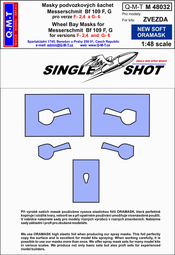 1/48 Mask Bf 109 F-2,4 G-6 (ZVE)