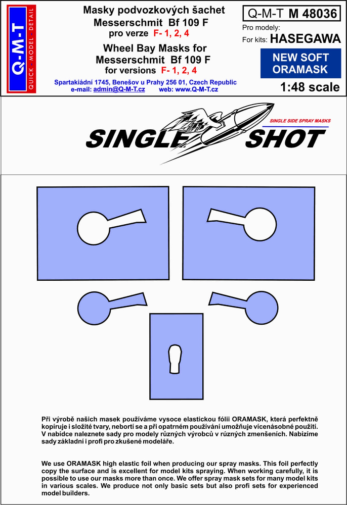 1/48 Mask Bf 109 F-1,2,4 (HAS)