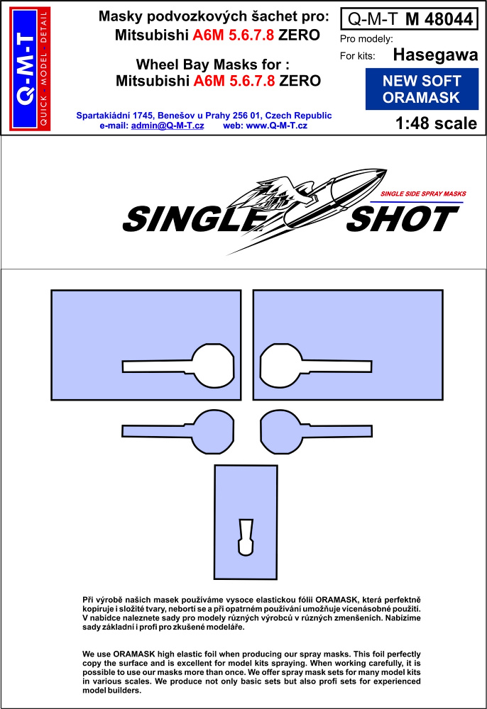 1/48 Mask A6M5,6,7,8 (HAS)