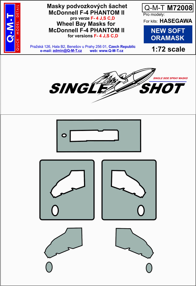 1/72 Mask F-4J, S, C, D (HAS)