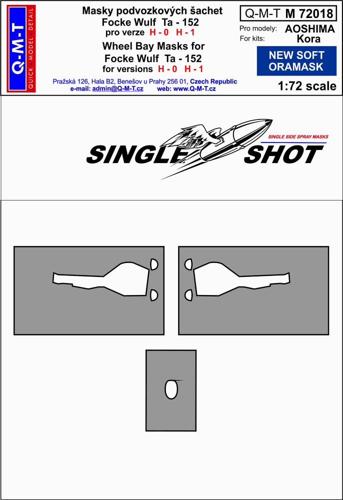 1/72 Mask Ta 152H1 (AOSHIMA/KORA)