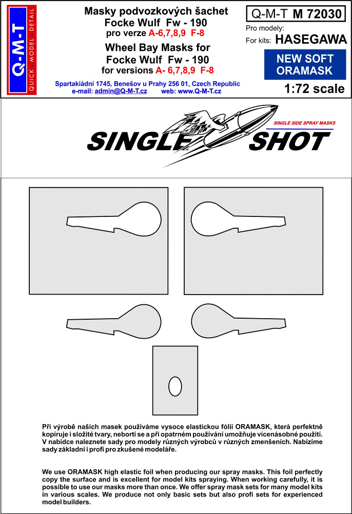 1/72 Mask Fw-190 A-6,7,8 F-8 (HAS)