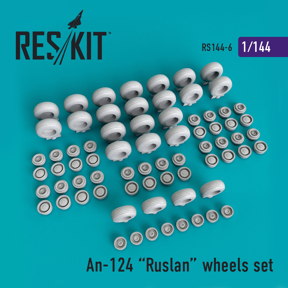 1/144 An-124 Ruslan wheels set (REV)