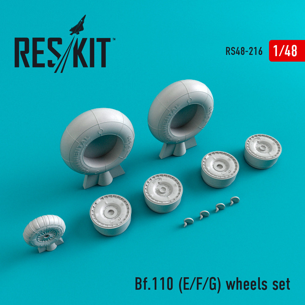 1/48 Bf 110(E/F/G wheels (DRAG/EDU/HAS/ITAL)