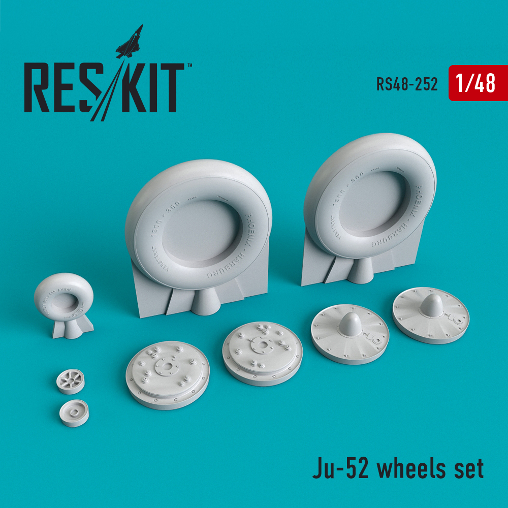 1/48 Junkers Ju -52 wheels set (REV)