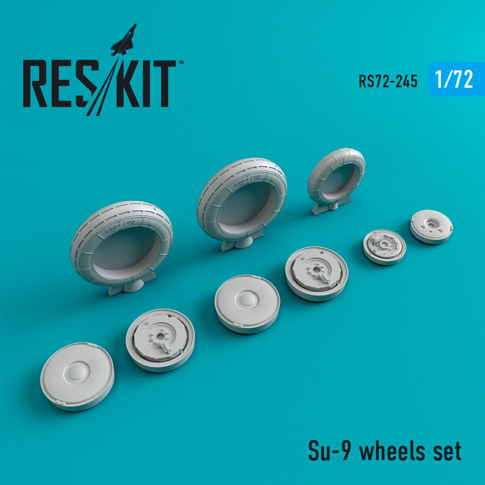 1/72 Su-9 wheels (A-MODEL)