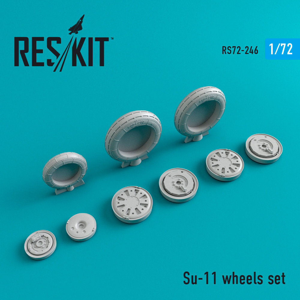 1/72 Su-11 wheels (A-MODEL)