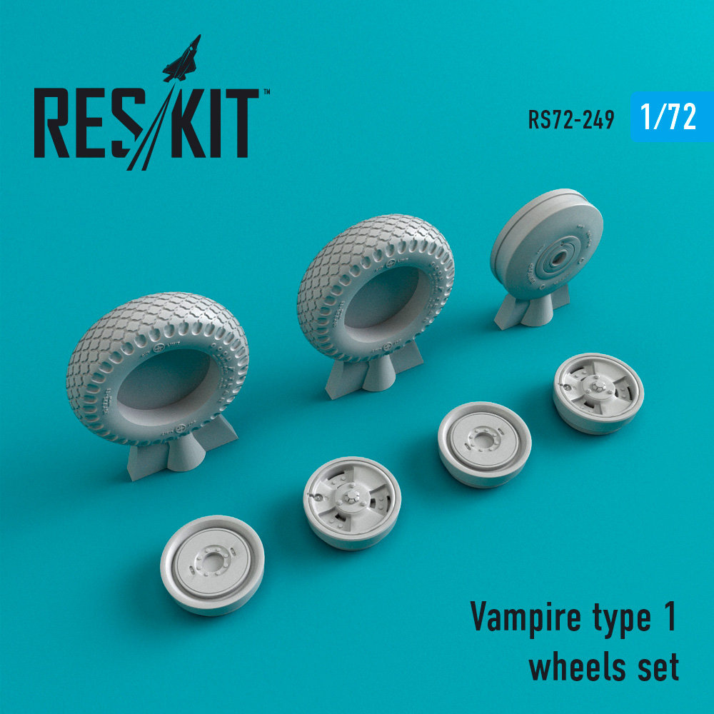 1/72 Vampire type 1 wheels (AMOD/HELL/REV)