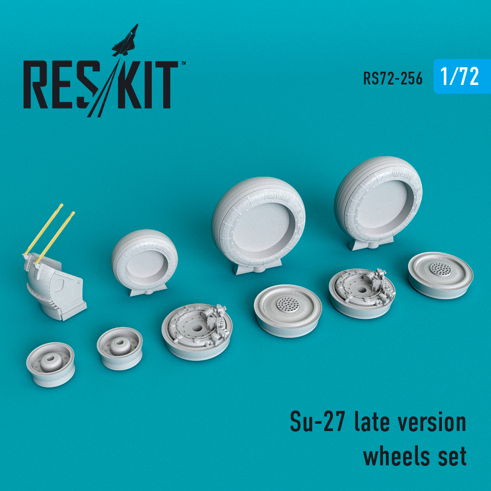 1/72 Su-27 late version wheels set late 