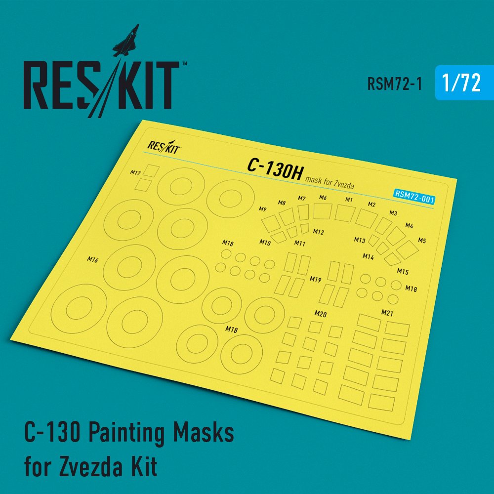 1/72 C-130 Painting Masks (ZVE)