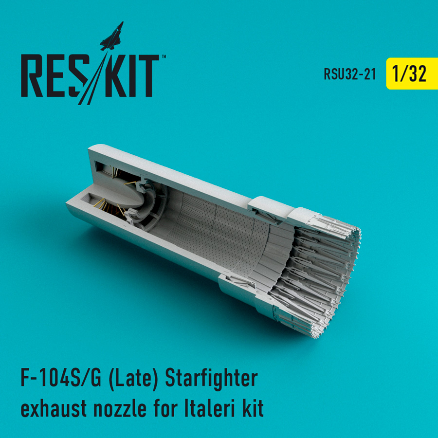 1/32 F-104 Starfighter S/G Late exh.nozzle (ITAL)