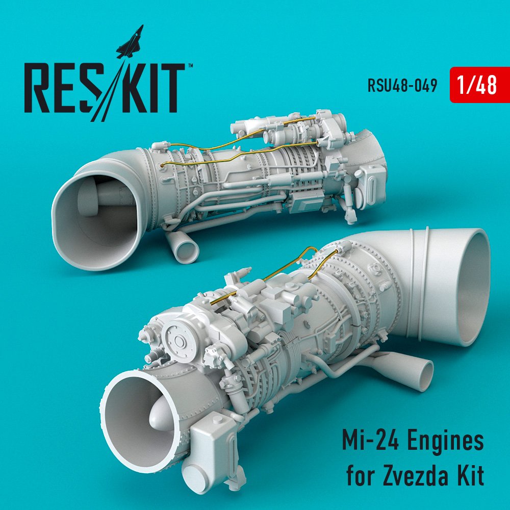 1/48 Mi-24 Engines (ZVE)