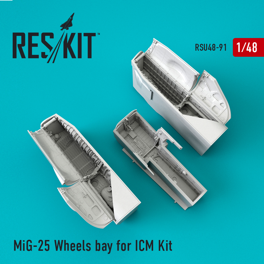 1/48 MiG-25 Wheels bay (ICM)