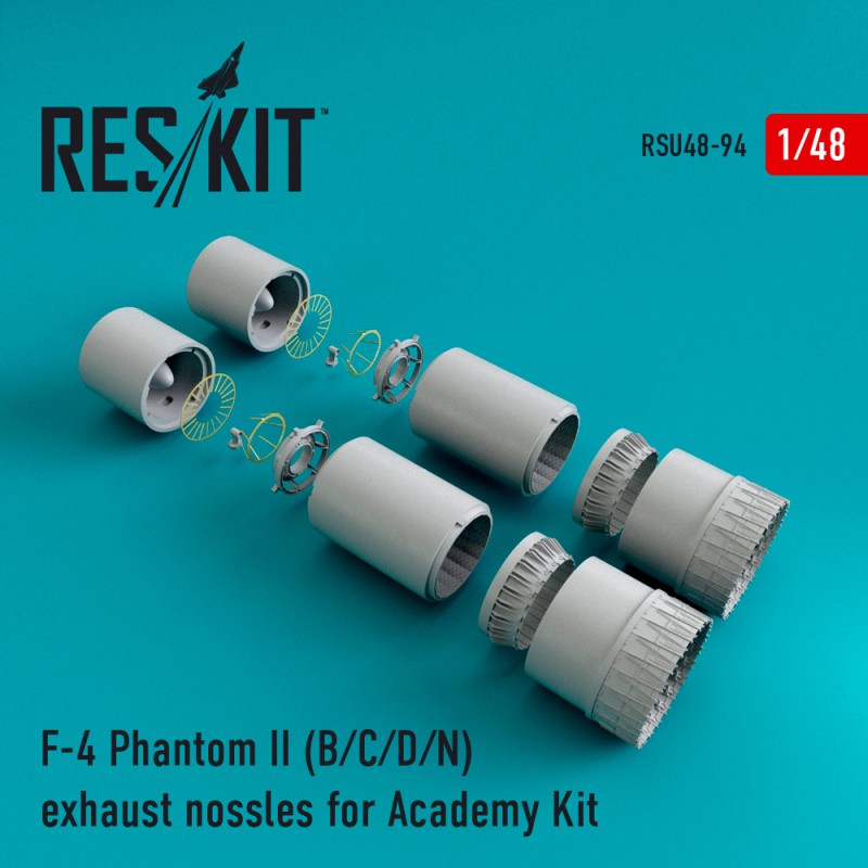 1/48 F-4 Phantom II B/C/D/N exhaust nozzles (ACAD)