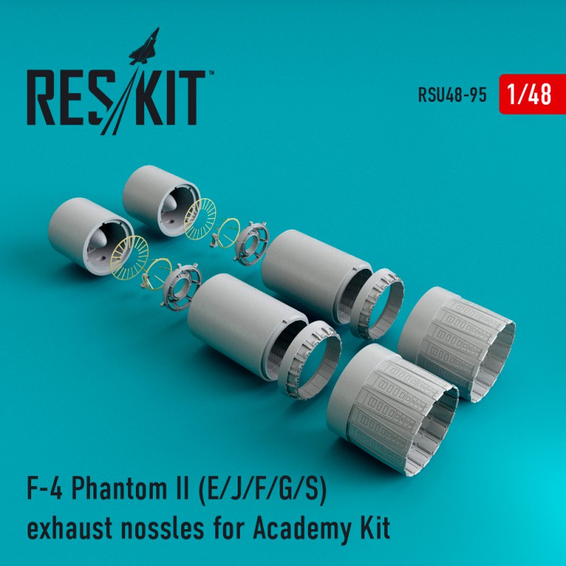 1/48 F-4 Phantom II E/J/F/G exhaust nozzles (ACAD)