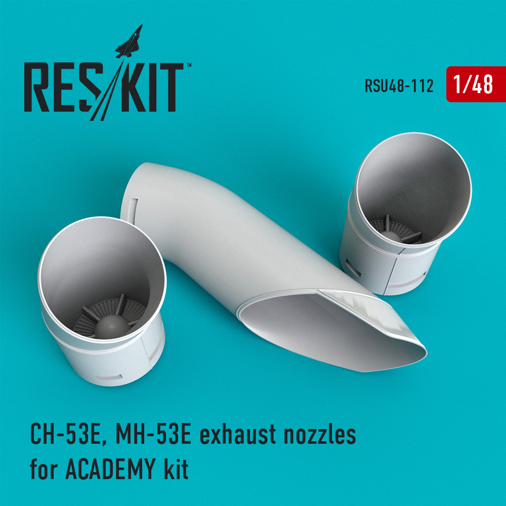 1/48 CH-53E, MH-53E exhaust nozzles (ACAD)