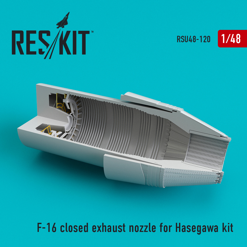 1/48 F-16 (F100-PW) closed exhaust nozzle (HAS)