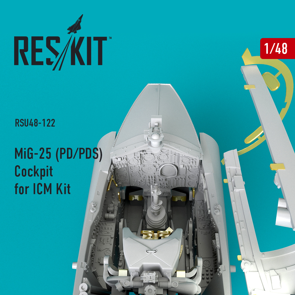 1/48 MiG-25 (PD/PDS) Cockpit set (ICM)