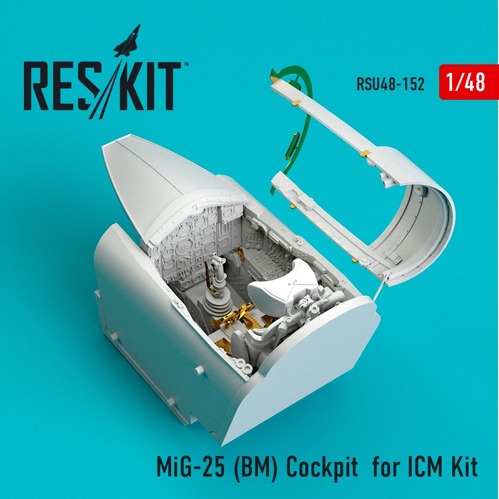 1/48 MiG-25 (BM) Cockpit (ICM)