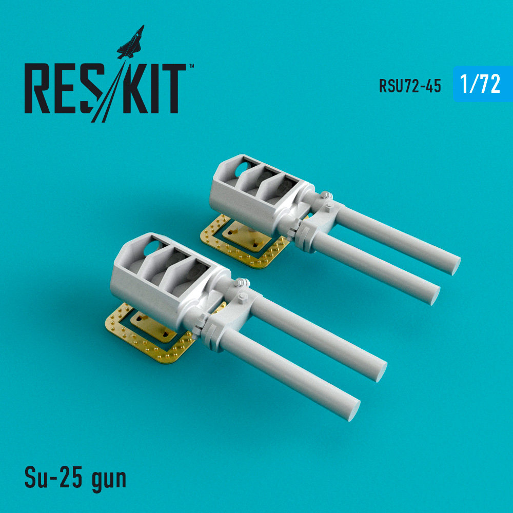 1/72 Su-25 gun - 2 pcs. (ZVE/ART)