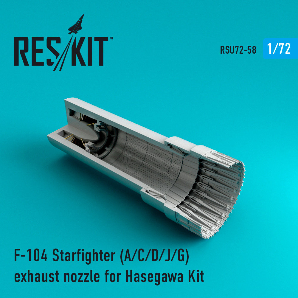 1/72 F-104 Starfighter A/C/D/J/G exh.nozzle (HAS)