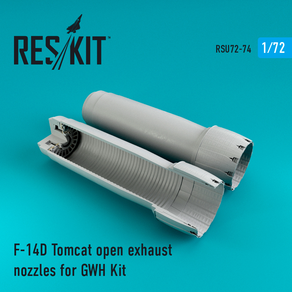 1/72 F-14D Tomcat open exhaust nozzles (G.W.H.)