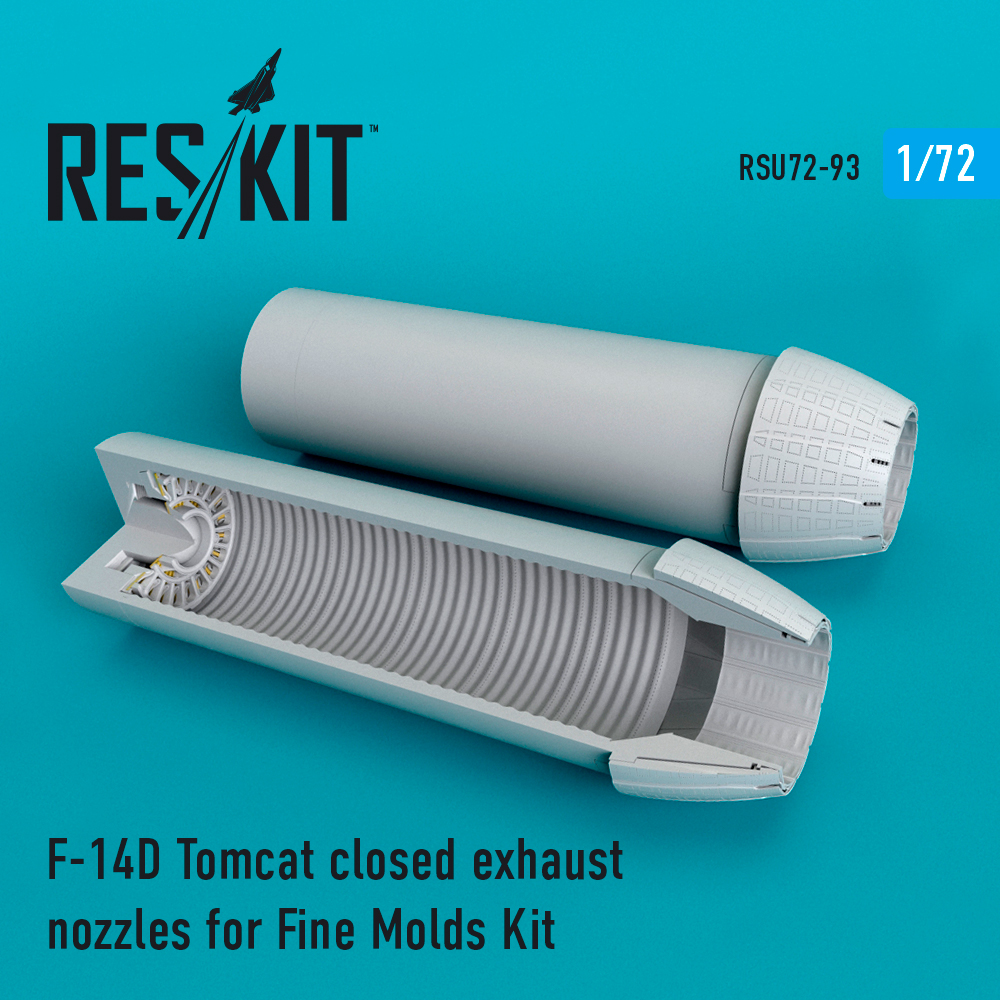 1/72 F-14D Tomcat closed exh. nozzles (FMOLDS)